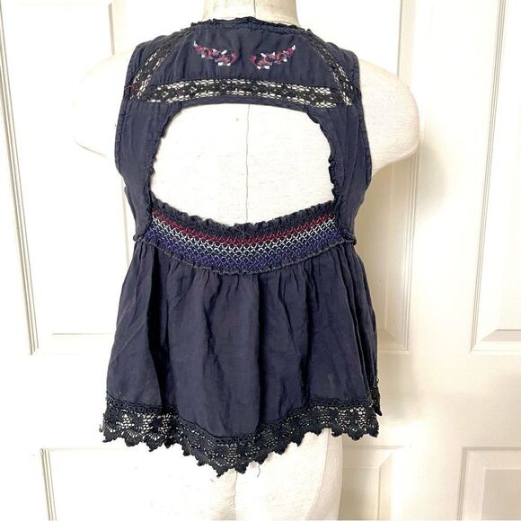 Free People embroidered beaded tank top - Picture 5 of 10